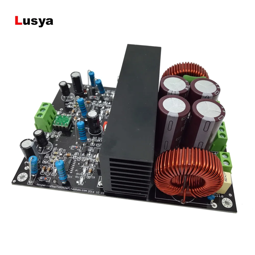 IRS2092 высокая мощность 2*600 Вт/4 Ом 2*300 Вт/8 Класс D Hi Fi стереоусилитель платы в