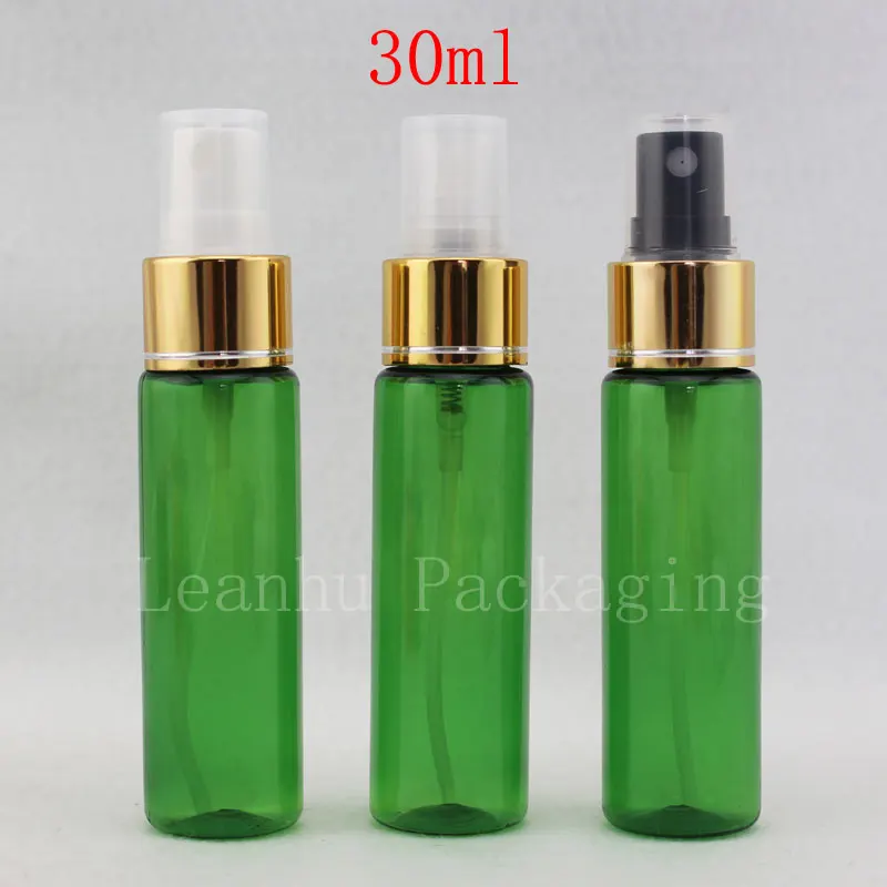 30ml X 50 Empty Green Bottle with Spray Pump Refillable Perfume Bottles