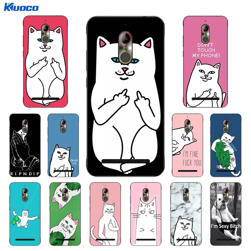DIY Photo For ZTE Nubia N1 / Lite Cover Blade V7 Phone Case N2 Soft TPU Finger Cat Printing Coque |