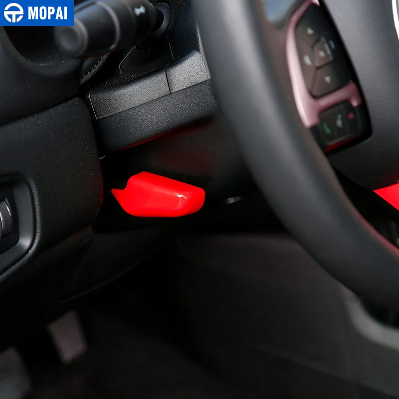 MOPAI ABS Автомобильный интерьер рулевое колесо Регулировка ручки крышки украшения наклейки для Jeep Renegade- стайлинга автомобилей