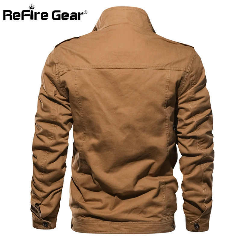 Куртка ReFire Gear Мужская тактическая бомбер в стиле милитари хлопковая армейская
