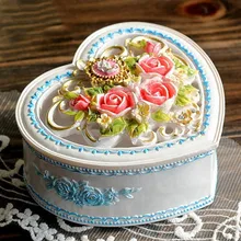 Romantic Rose Music Box Heart The Music Box Heaven Of City Birthday Gift Originality Gift