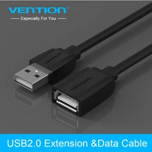 Vention USB 2,0 Выдвижная кабель мужчин и женщин провода расширение передачи данных для настольных компьютеров мобильные телефоны