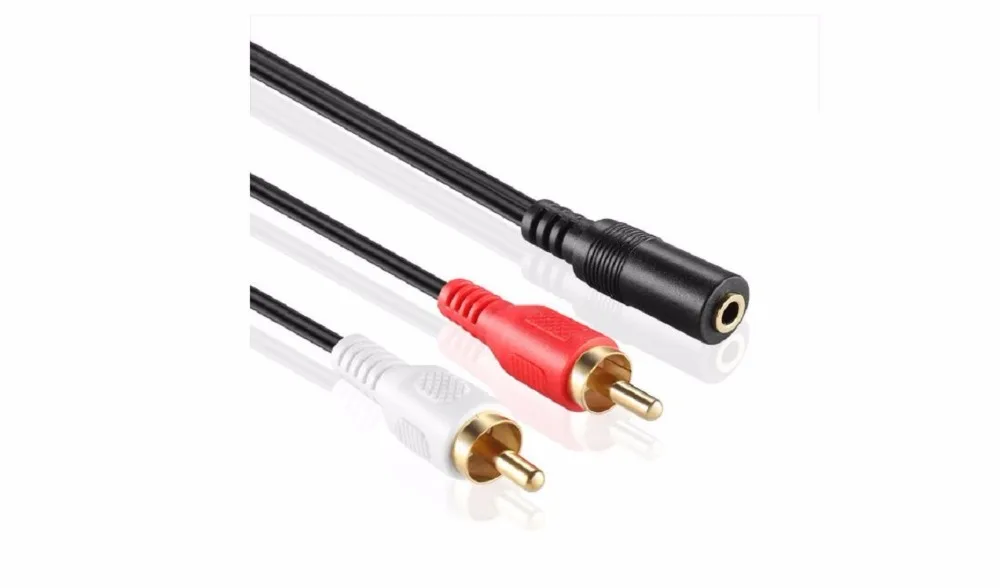

5FT Stereo Splitter 3.5mm Female to 2-RCA Audio -Jack Adapte