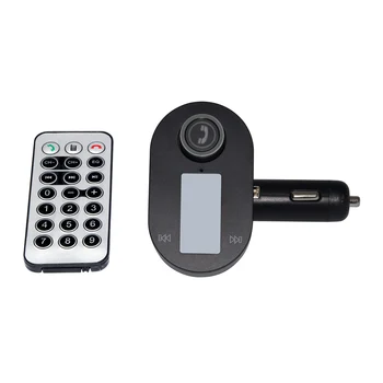 

Car Music MP3 Player Bluetooth Kit FM Transmitter HandsFree LCD Display Car USB Charger With Remote Control