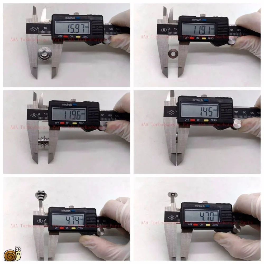 K04 K03 турбо ремонт/восстановление комплекты, 2 Журнал подшипник подходит для всех типов K03& K04 турбо ремонт AAA части турбокомпрессора