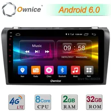 C500 + 9 “4 г LTE WI-FI Android 6.0 Octa core 2 ГБ Оперативная память 32 ГБ Встроенная память dab + DVR TPMS DVD мультимедиа плеер Радио для Mazda 3 2007-2012