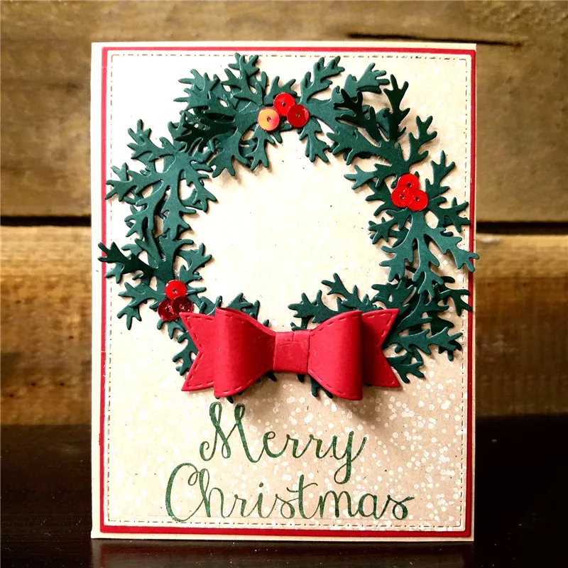 

DiyArts 1 Pcs/lot Metal Cutting Dies Scrapbooking For Card Making DIY Embossing Cuts New Craft Dies Pine Tree Branch