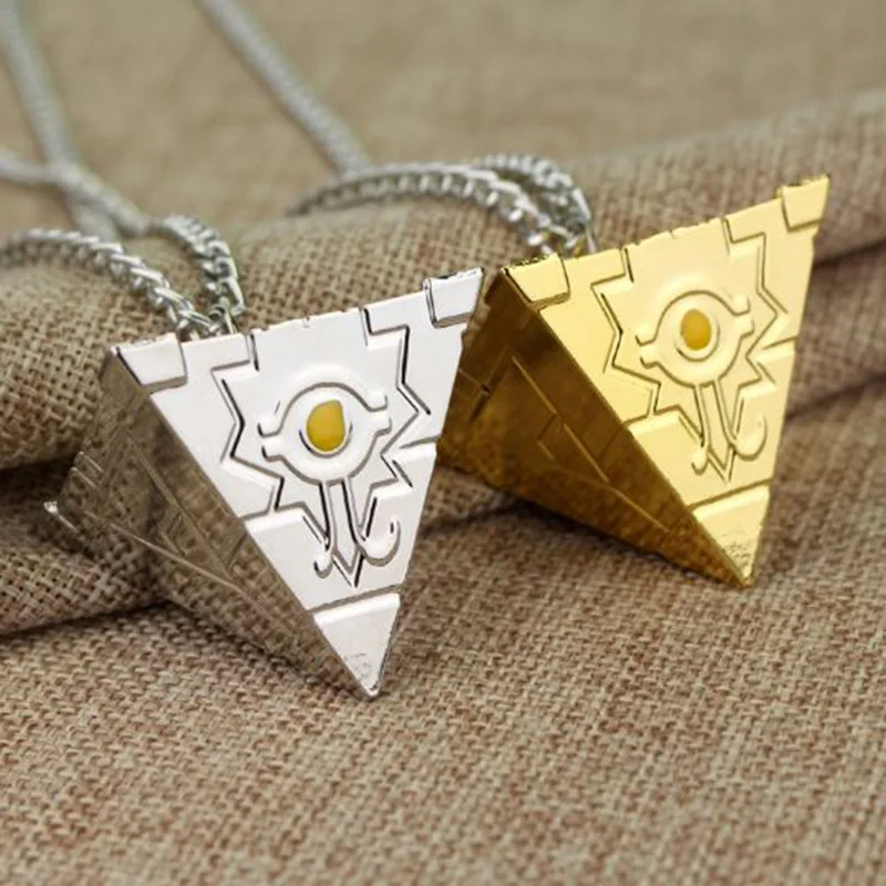 

1 Pc Popular 3D Necklace Anime Yugioh Millenium Pendant Jewelry Action Figure Toy Cosplay Pyramid Egyptian Eye Of Horus Necklace