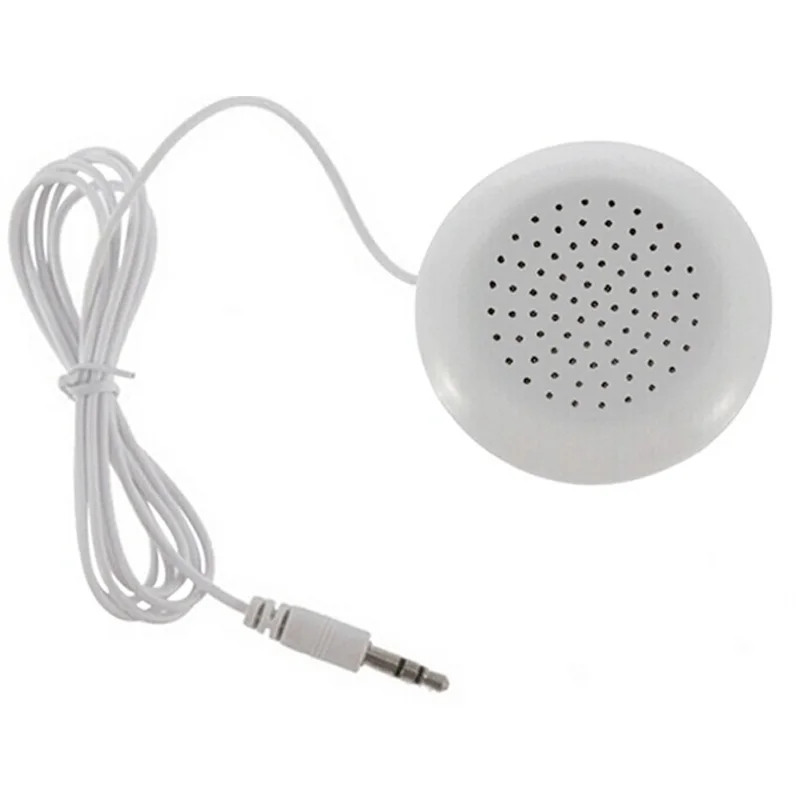 

Portable 3.5mm Pillow Speaker for MP3 MP4 CD iPod Phone White New