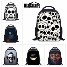 Skull Backpacks for Kids Children Cool School Bookbags for Boys Little Girls Kindergarter Back Pack Small Mochilas Traveling Bag