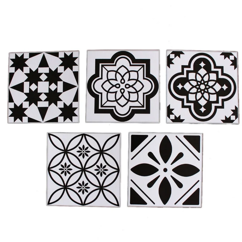 Retro Tiles Wall Stickers for Bathroom Kitchen Decoration Adhesive Waterproof PVC Wall Stickers Waist Line Kitchen Decoration Retro Tiles Wall Stickers for Bathroom Kitchen Decoration Adhesive Waterproof PVC Wall Stickers Waist Line Kitchen Decoration