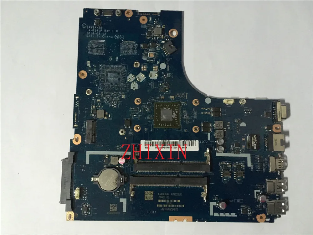 

yourui ZAWBA/BB LA-B291P REV1.0 notebook For Lenovo B50-45 laptop Motherboard ( For AMD E1-6010 CPU ) mainboard 100% tested