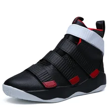 2018 spring and summer new shock absorbing rubber high permeability basketball shoes men's shoes comprehensive training boots