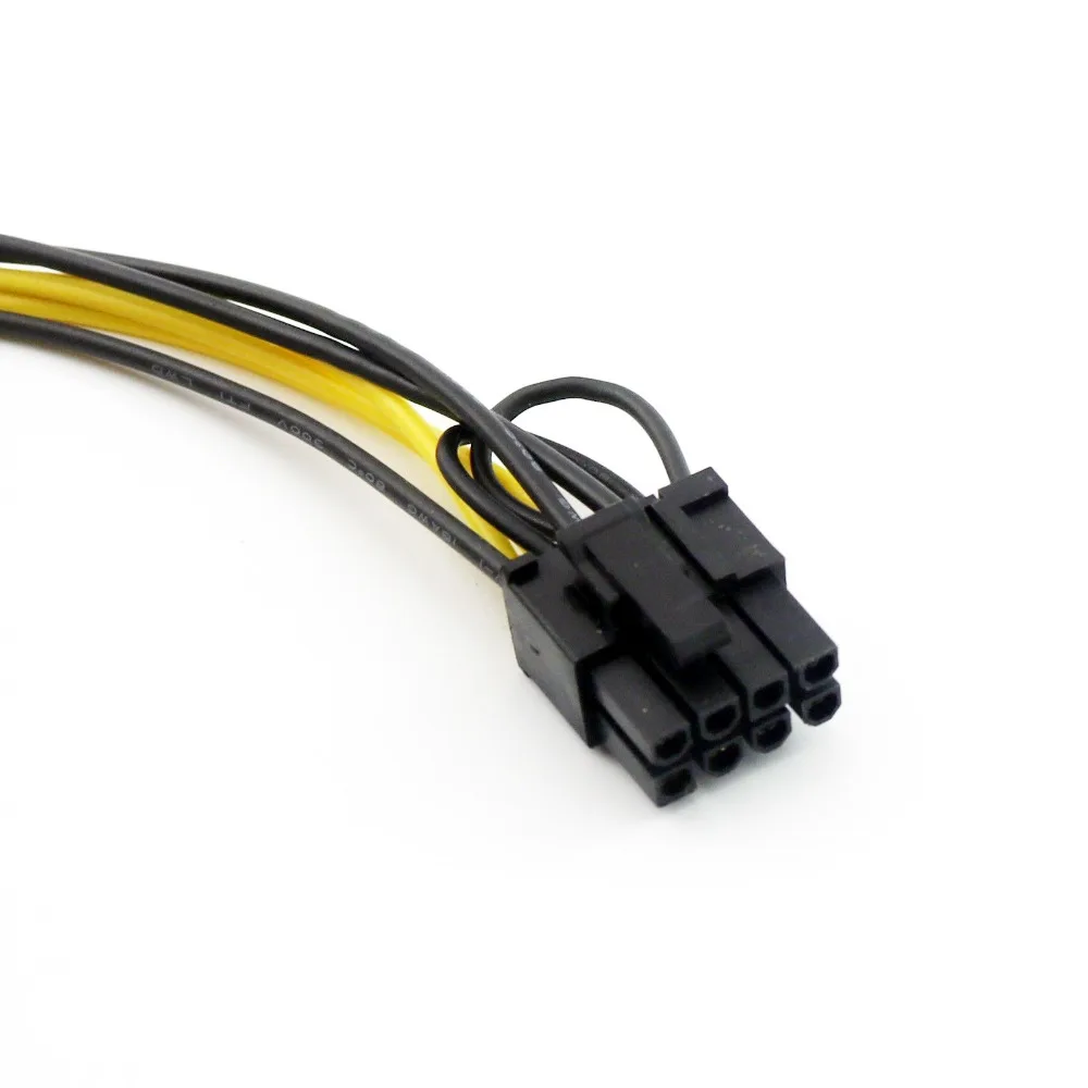 20x PCI E 6 Pin к двойному + 2 8 pin видео Мощность Y сплиттер адаптер Соединительный кабель