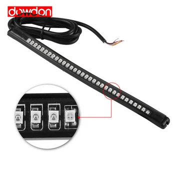 

32 SMD Flexible LED Motorcycle Brake Lights 12V License Plate Turn Signal Strip Light 20pcs/lot
