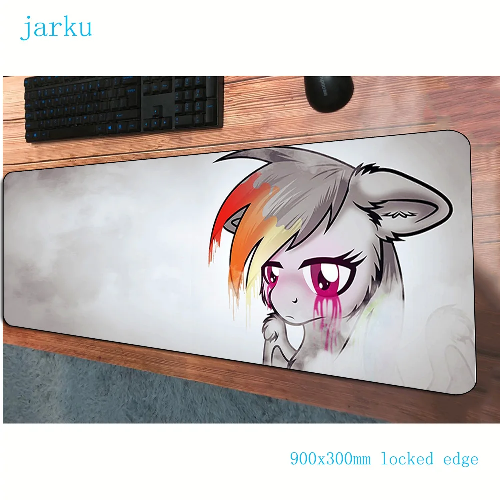 Коврик для мыши JARKU 90x30 см игровой коврик с my little pony геймерский милые игровые