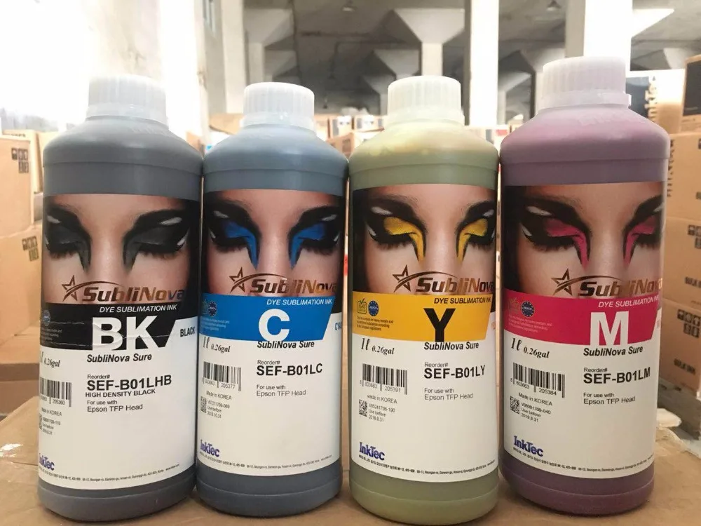 Inktec Sublinova Transfer Ink Fabric Dye Sublimation Ink for Epson TFP