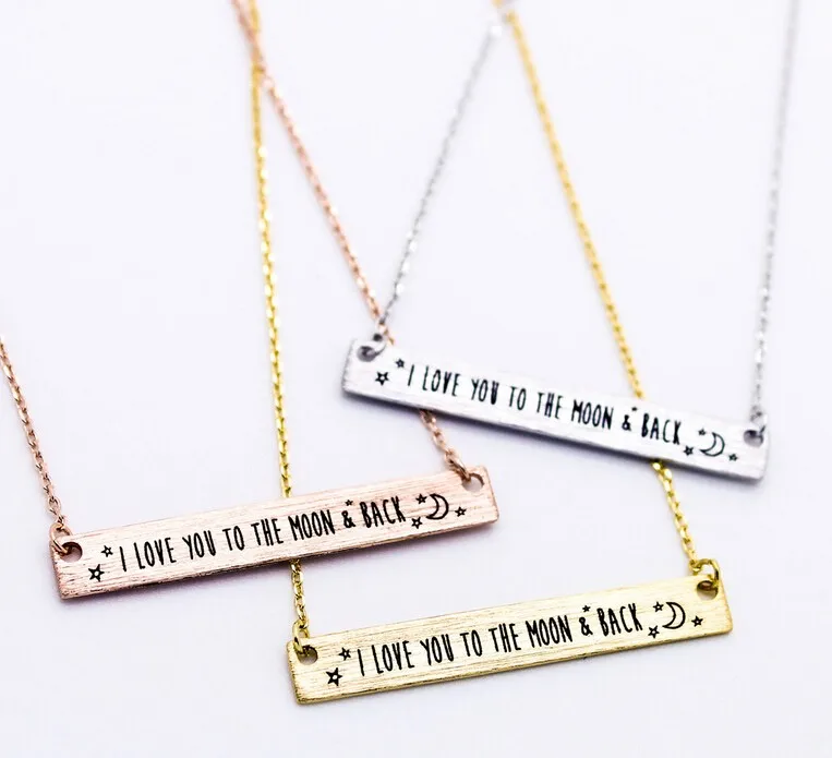 Free-Shipping-Fashion-jewelry-be-brave-stainless-steel-necklaces-gold-chain-best-friends-statement-necklace-DP