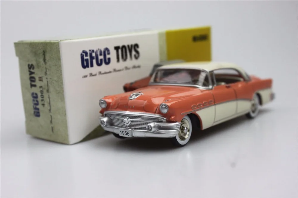 GFCC игрушки 1:43 1956 Buick Roadmaster Riviera 4 двери жесткий автомобиль из сплава| |
