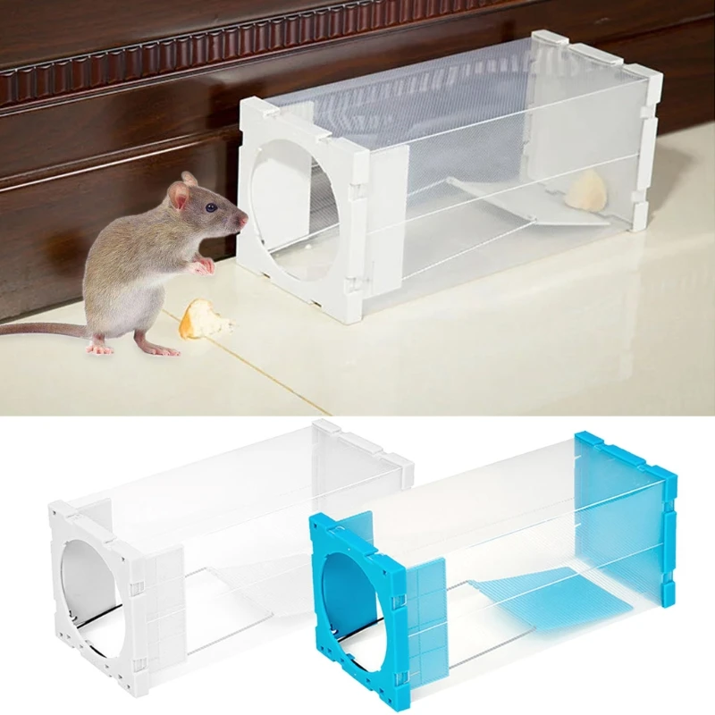 Дома крыса ловушки Мышь вредителями животного мышей Отпугиватель грызунов Поймать приманка прозрачной коробке SD-JQ