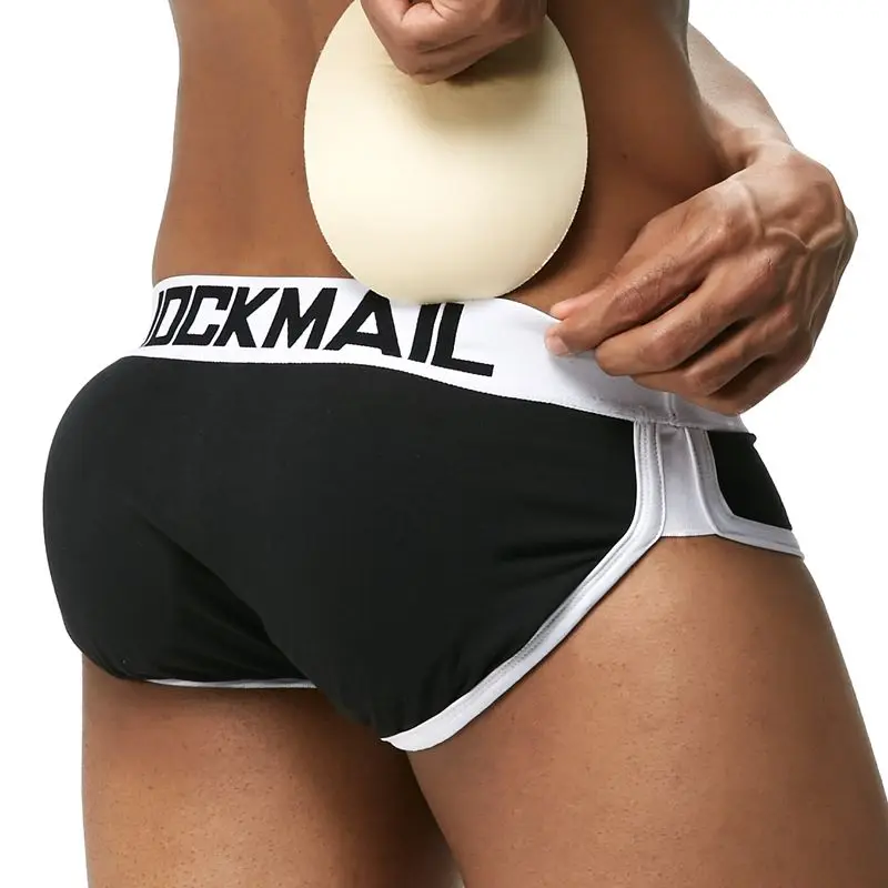 JOCKMAIL сексуальное мужское нижнее белье пенис и увеличитель бедер ягодиц чашка пуш