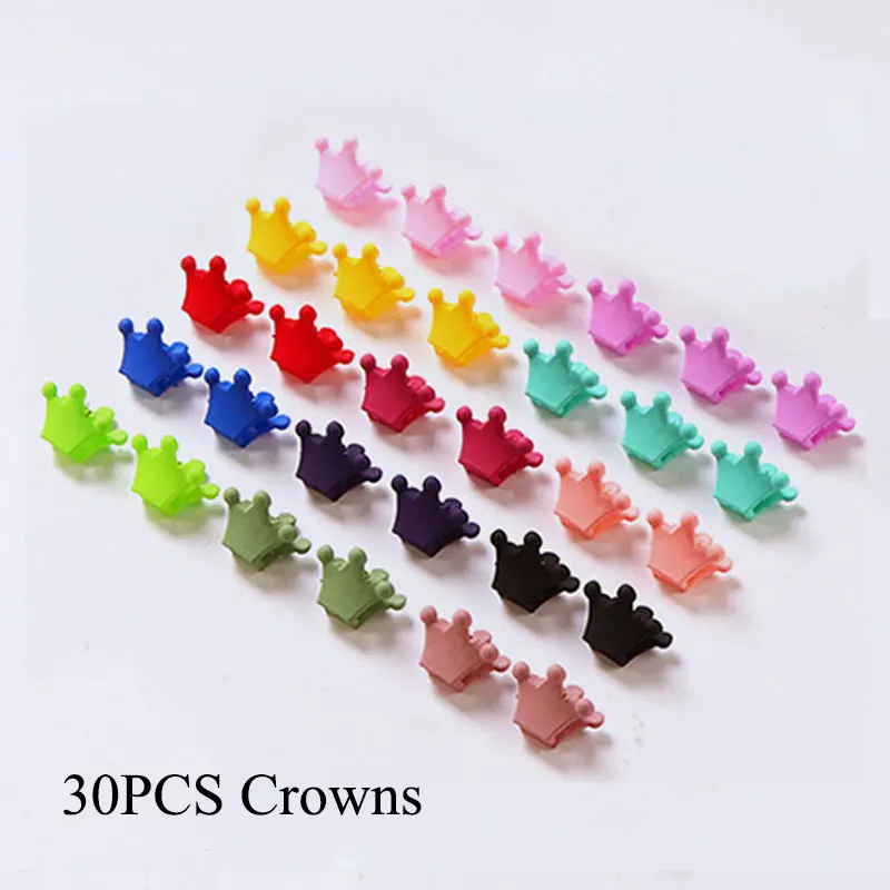 

30 PCS/Set Korean Hair Claws Hair Accessories Girls Hairpin Small Flowers Hair Clips Bangs for Children Random Colors