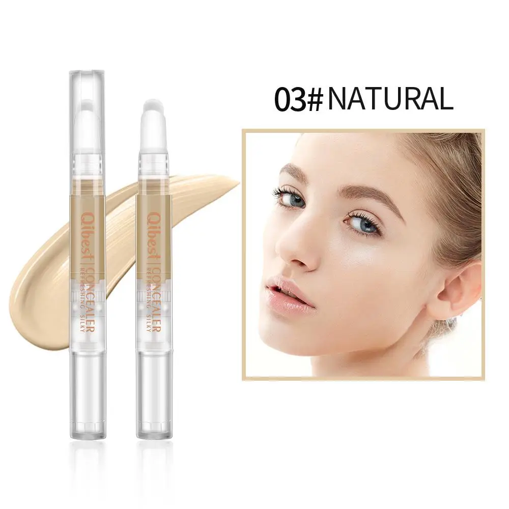 

HobbyLane Concealer Stick Foundation Makeup Full Cover Whitening Brighten Face Lasting Moisturing Oil Contron Concealer Pen 1pcs