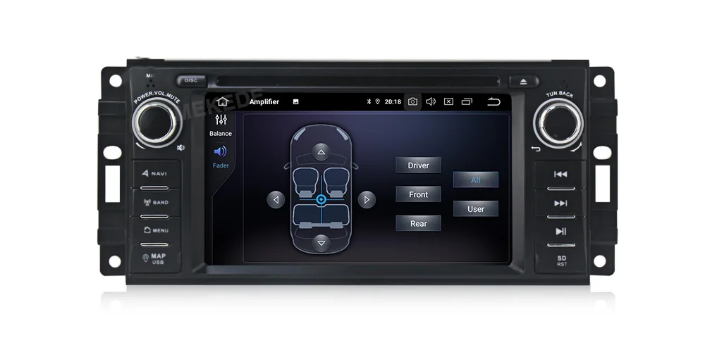 Discount MEKEDE 6.2" Android 9.0 Octa Core Car Radio DVD Player GPS Navigation for JEEP Patriot Liberty Wrangler Compass DODGE Chrysler 16