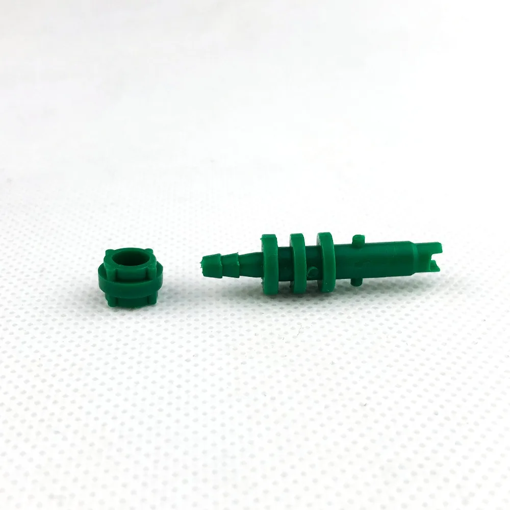 Pneumático Tubo Conector Cor Verde para o Distribuidor Pneumático 100 Peças Lote