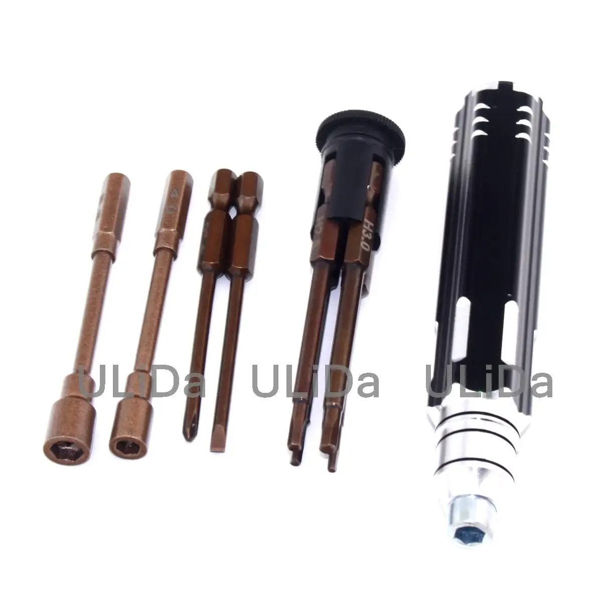 

Pocket 8 in 1 Screwdriver Hobby Tools Kit For RC Car Drone Plane Hex Philip Spanner Socket Hexagon H1.5 H2.0 H2.5 H3.0
