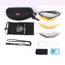 UV400 походные солнцезащитные очки с 3 линзами, велосипедные очки с полным покрытием, охотничьи кемпинговые очки, водонепроницаемые солнцезащитные очки, защитные очки для глаз