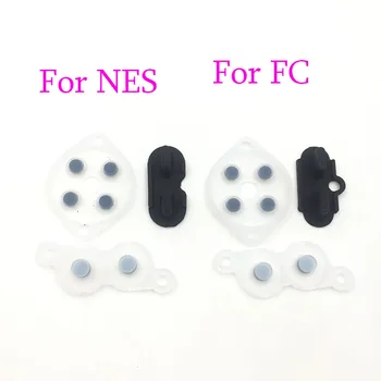 

2sets Rubber Repair Rebuild Replacement Parts For NES Controller Joy A B D Pad Silicon Start Rubber Button