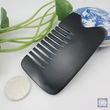 9.5x5.5 см коровий рог гребень массажер для головы черный бык рогом Гуа Ша Инструменты кровообращение кожи головы массаж инструмент