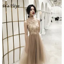 Пром Платье Золото Рукавов It's YiiYa, Женщины Вечеринка Ночь, Плюс Размер, О-Образным Вырезом, Туника Короткое Платье, E518,Лето