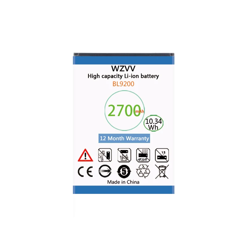 Wzvv 2700 мА/ч BL9200 батарея для Fly Cirrus 2 FS504 батареи | Мобильные телефоны и аксессуары