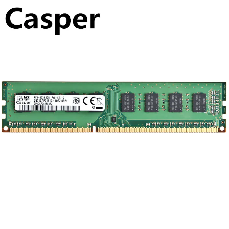 Casper DDR3 Ram 2 GB 4 GB 1333 MHz 1600 MHz настольная память non-ecc(без коррекции ошибок) Поддержка гнезда 775 материнская плата модуль Stick пожизненная Гарантия