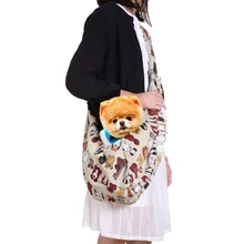 Слинги переноска для домашних животных модная мультяшная собака переноска сумки для маленьких собак на одно плечо кошка переноска дропшиппинг 50JY19