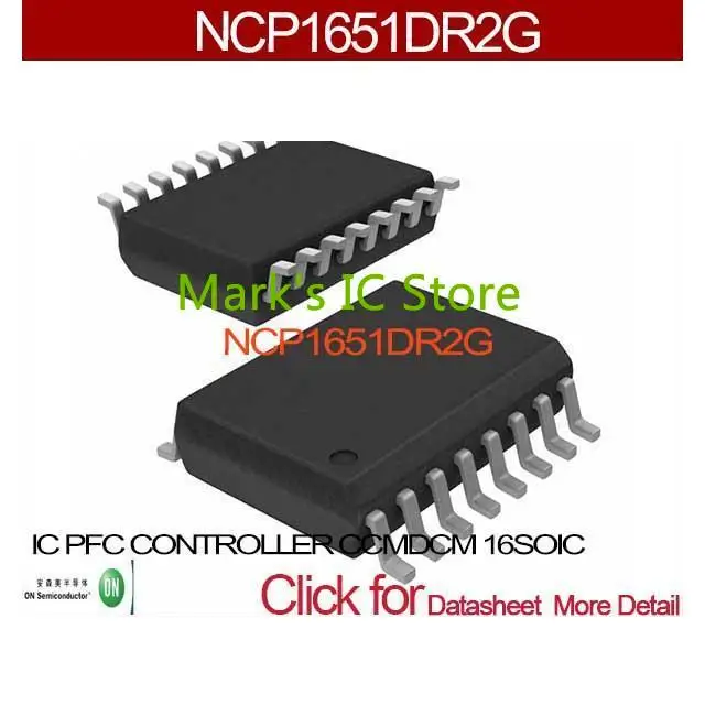 NCP1651DR2G IC PFC CONTROLLER CCMDCM 16SOIC NCP1651DR Semiconductor ...