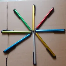 100 шт./лот, мини-ручки, емкостный экран, стилус, стилус с заглушкой от пыли для iphone 6, 5, 4, iPad, Mini, iPad, iPod, touch, samsung