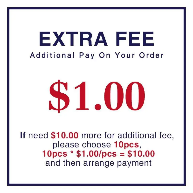 

Bemoreal Extra Fee Additional Pay On Your Order