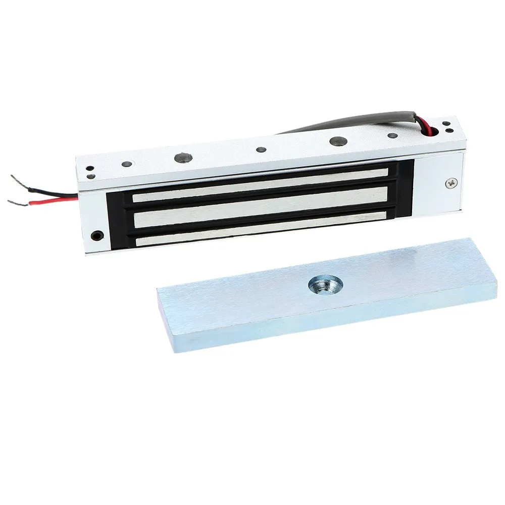 

ML380S Access Control System Single Door 12V Electric Lock Magnetic Electromagnetic Lock (800Lbs) Holding Force witn LED Light