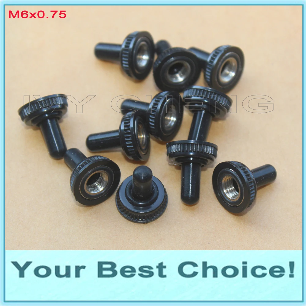 1000pcs/Lot M6x0.75 6mm Waterproof Toggle Switch Rubber Cover Cap Seal