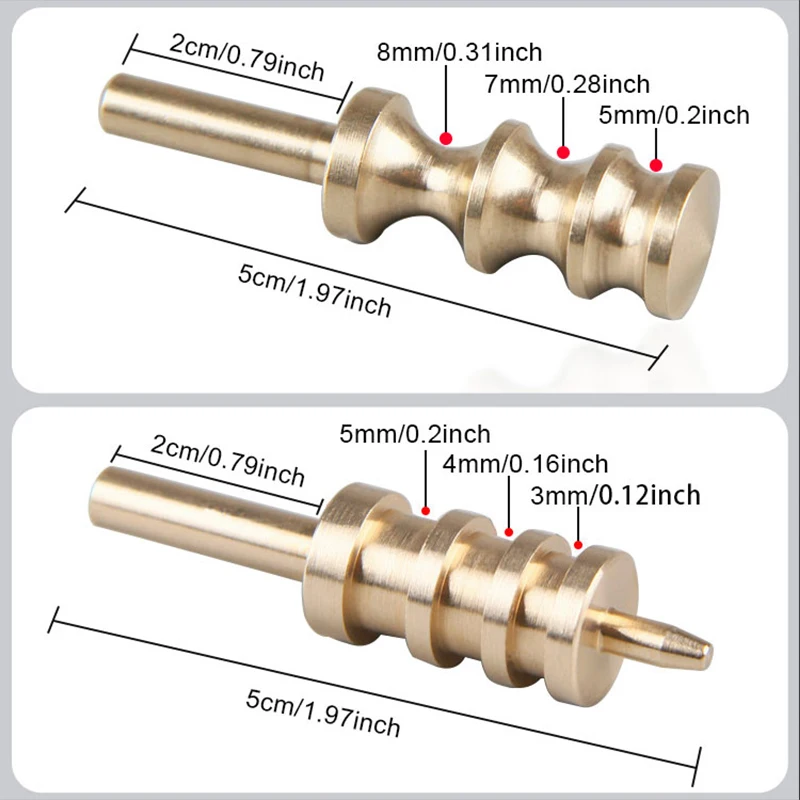 Leather Tools Pure Brass Solder Soldering Iron Tip To Burn For Craft DIY Tool