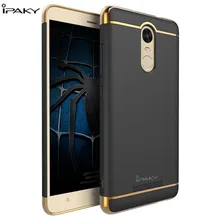 For Xiaomi Redmi Note 3 Case Original IPAKY Redmi Note 3 Pro Prime Hard PC Back Cover + Plating Frame For Xiaomi Note3 Case 5.5″