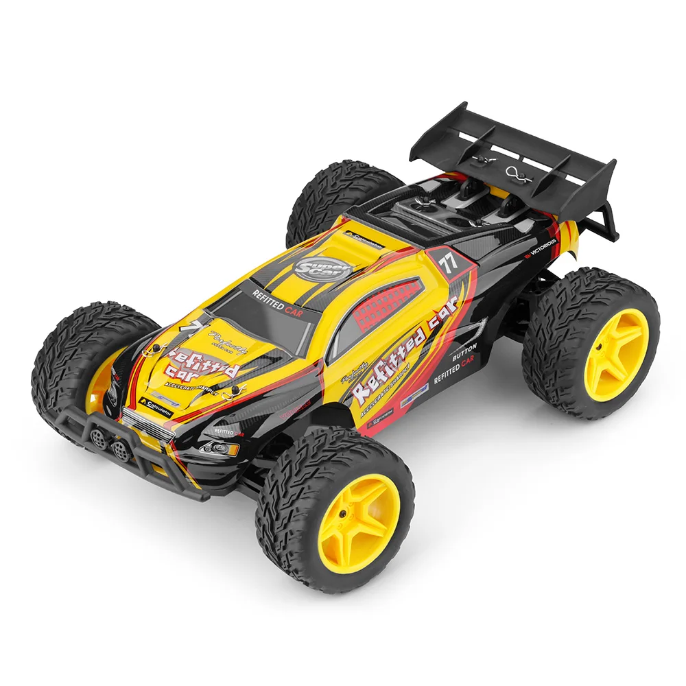 

2.4GHz Wireless Remote Control Toy 1:10 Scale RC Off-Road Car Electric Brushed 2WD 30km/H Fast Speed Off-Road 2 WD RC Car