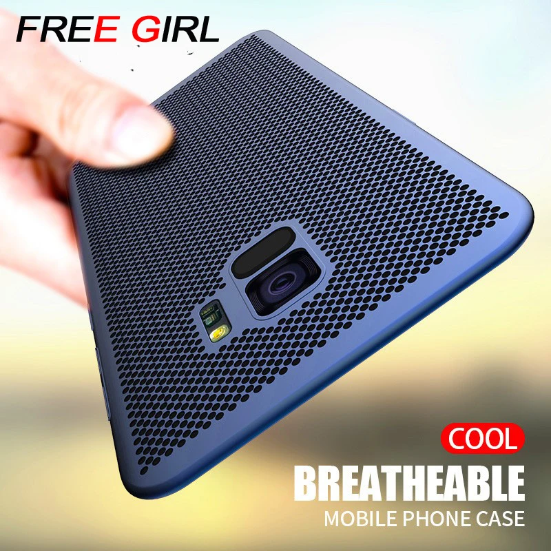 

Ultra Slim Hollow Coque Hard PC Phone Case For Samsung Galaxy S8 S9 S10 Plus Cover For Galaxy Note8 Note9 Cases Capa