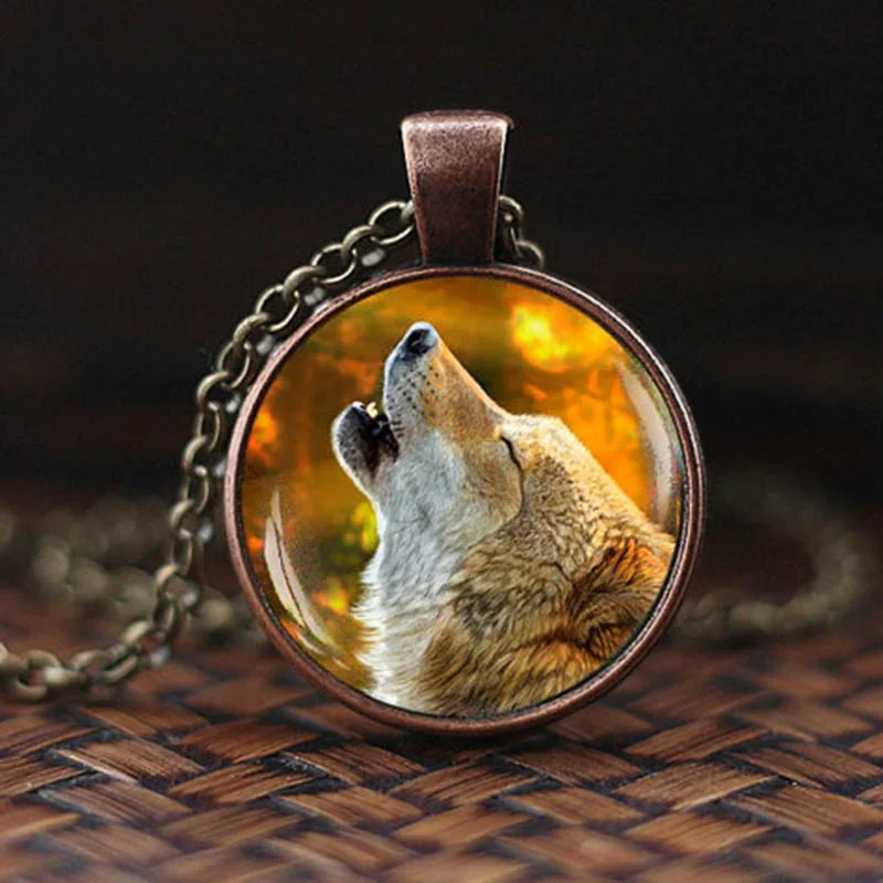 Hommes Cool Elephant Renard Cheval Shark Loup Pendentif Collier Femmes De Mode Collier Ras Du Cou