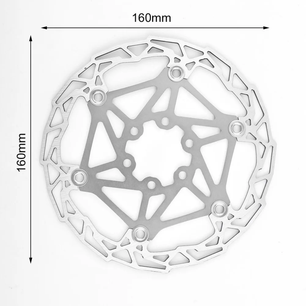 Deckas 160 мм горный велосипед MTB DH тормозной поплавок велосипедный тормоз диск 160 мм колодка для гидравлического тормоза 6 болтов Роторов запчасти велосипедные аксессуары