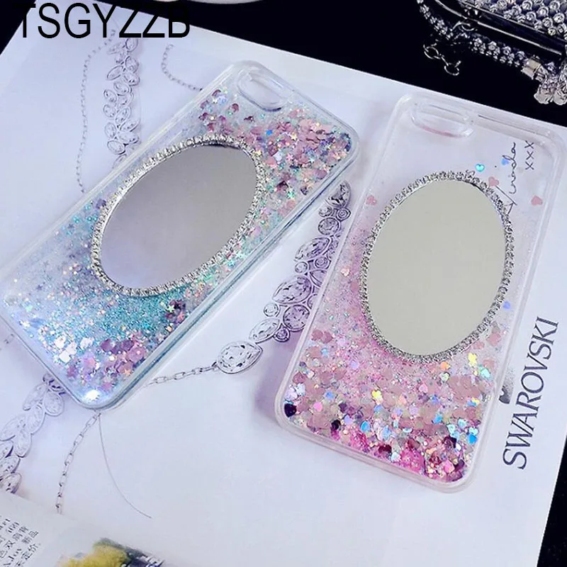 Fashion Bling Liquid Quicksand Cases IPhone 6 6S Plus 7 8 X